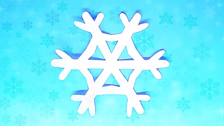 کاردستی ساده برای شب یلدا | چگونه دانه برف بسازیم؟