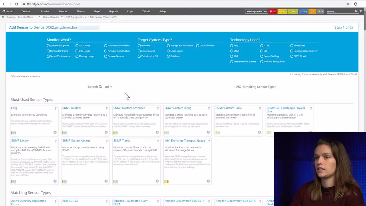 راهنمای کامل مانیتورینگ Active Directory با PRTG