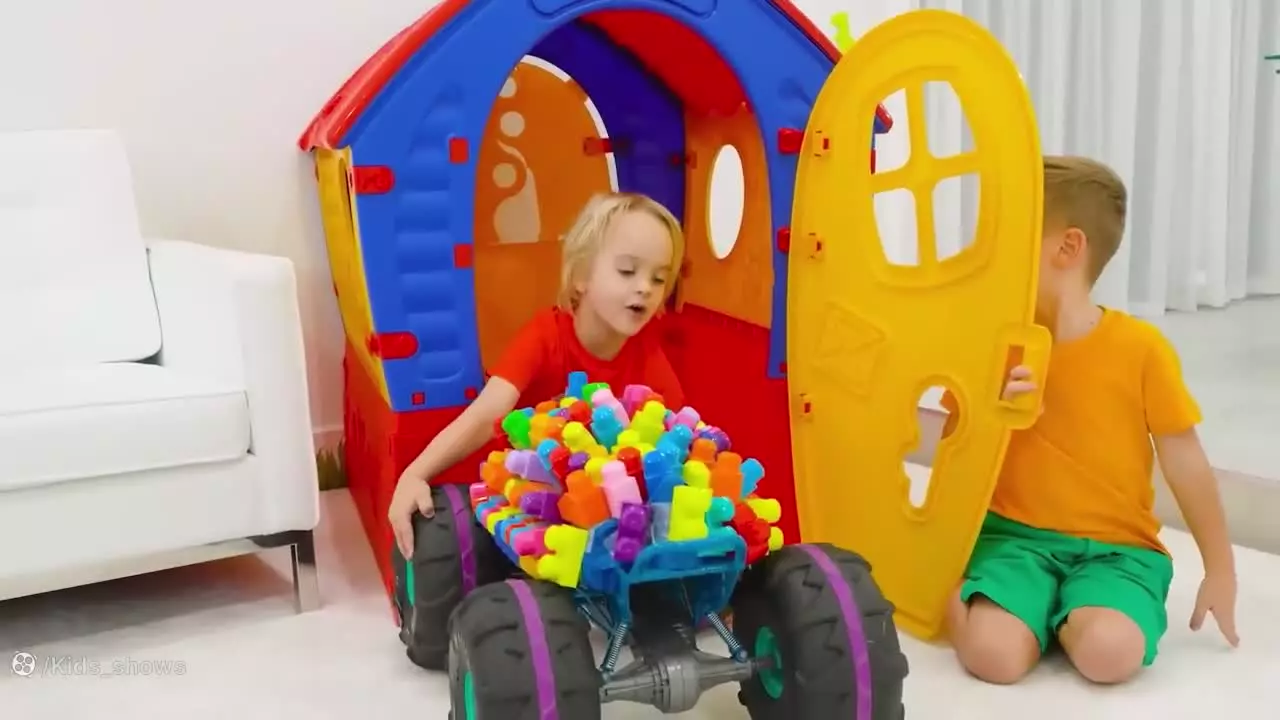 ولاد و نیکی - جادوگری خنده دار بچه ها بازی خانوادگی - برنامه کودک ولاد و نیکی