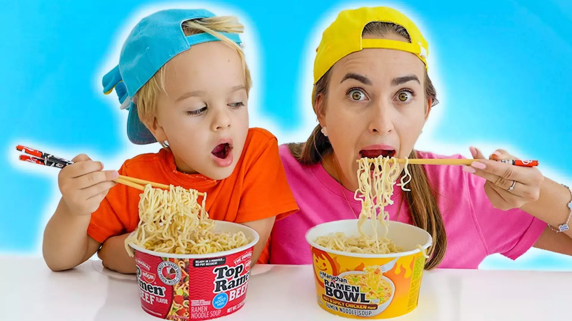 ولاد - ولاد و نیکی - کارتون ولاد و نیکی جدید خنده دار چالش میوه و خوراکی خوشمزه