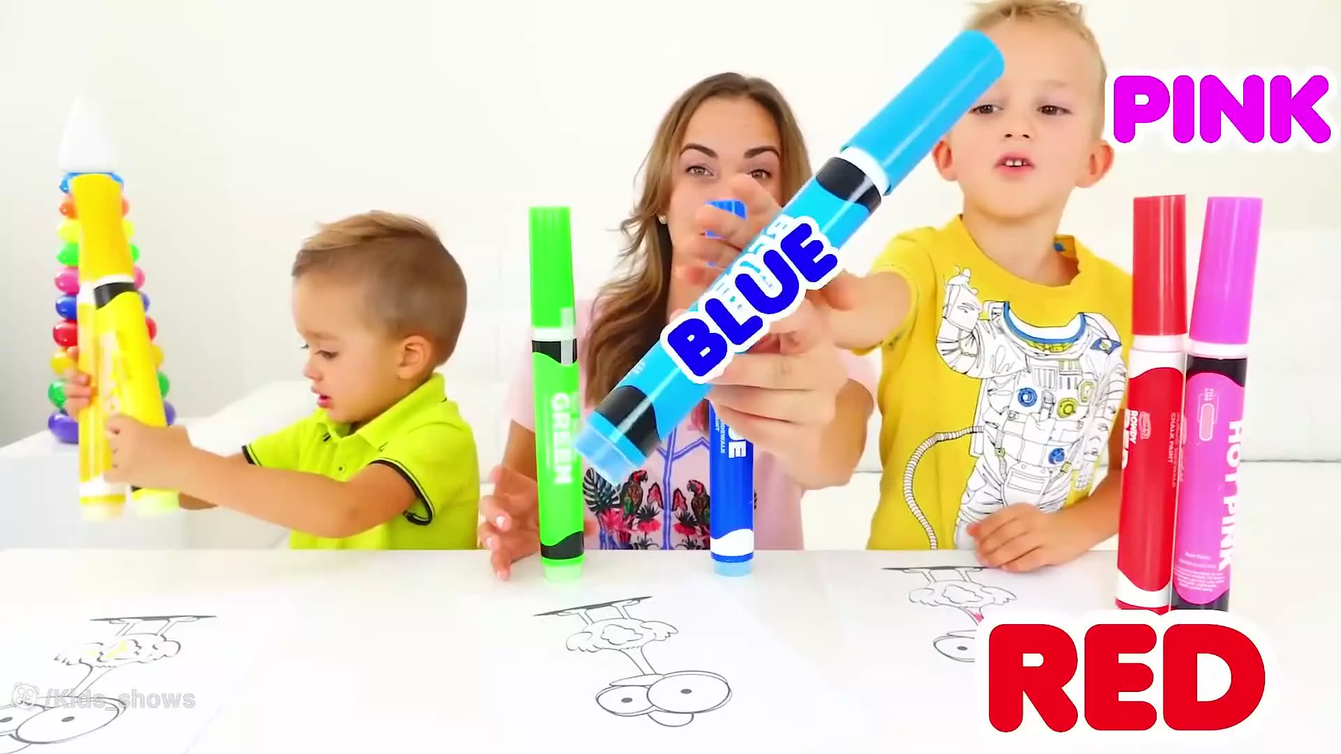 ولاد - ولاد و نیکی - کارتون ولاد و نیکی طولانی خنده دار نقاشی با ماژیک غول پیکر