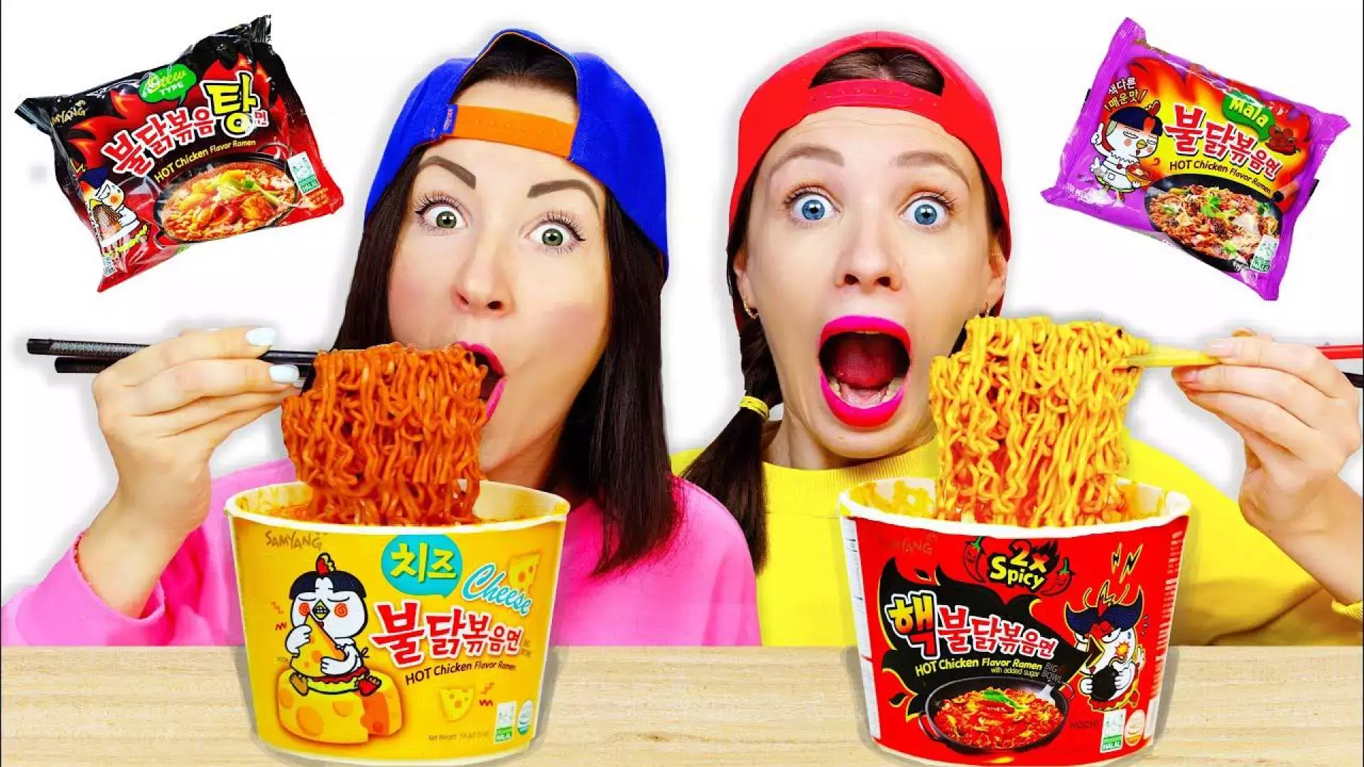 چالش غذایی دونا: تجربه جدید موکبانگ نودل های خوشمزه و جذاب