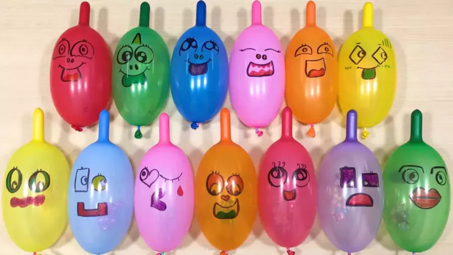 ساختن اسلایم با بادکنک های خنده دار! ویدیوی رضایت بخش اسلایم