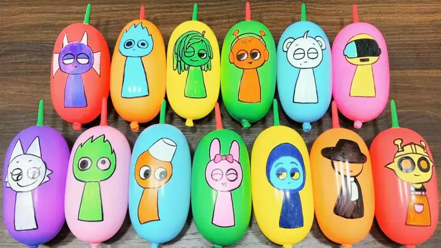 ساخت اسلایم با بالن های خنده دار , اسلایم بازی کودکانه جدید