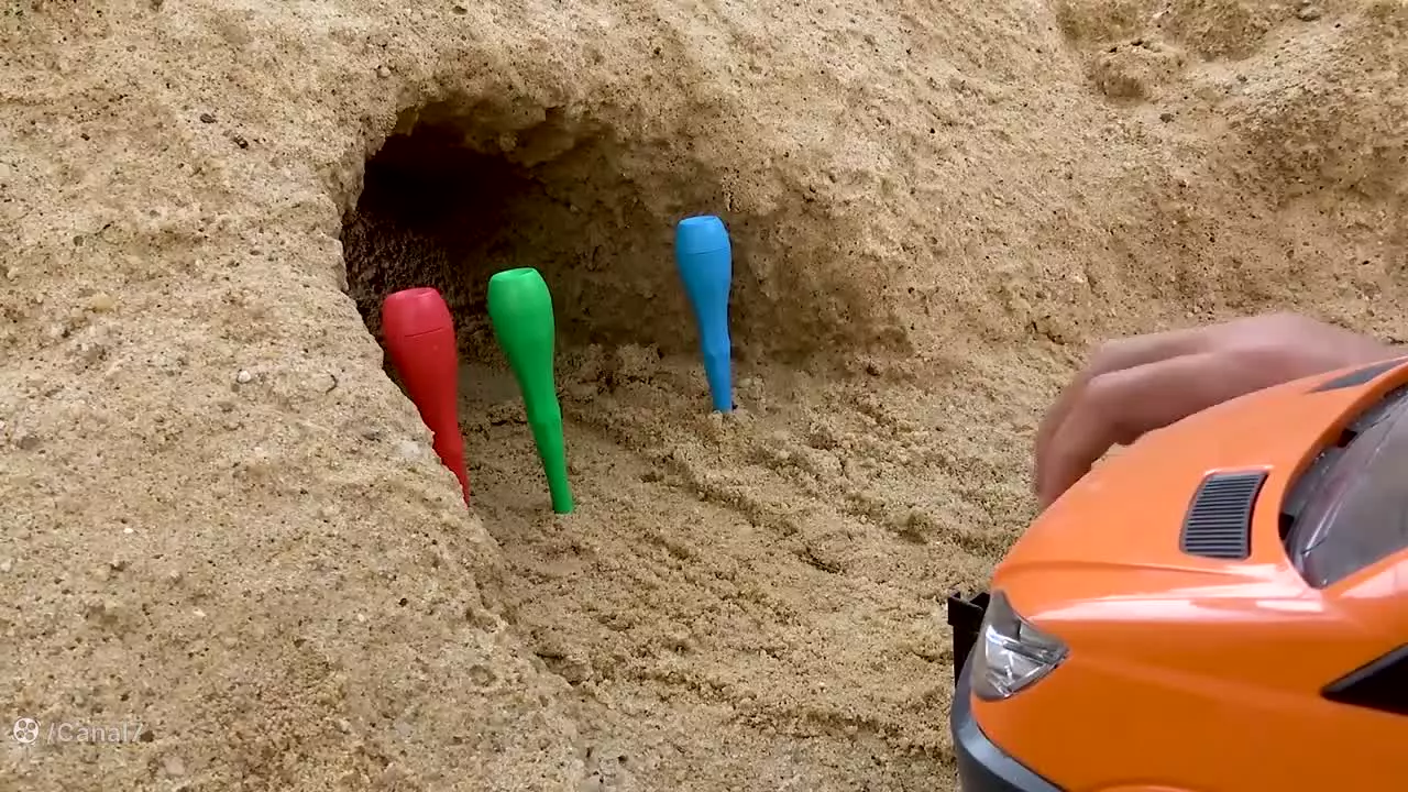 داستان ماشین اسباب بازی - فیلم خنده دار اسباب بازی وسایل نقلیه ساخت پل