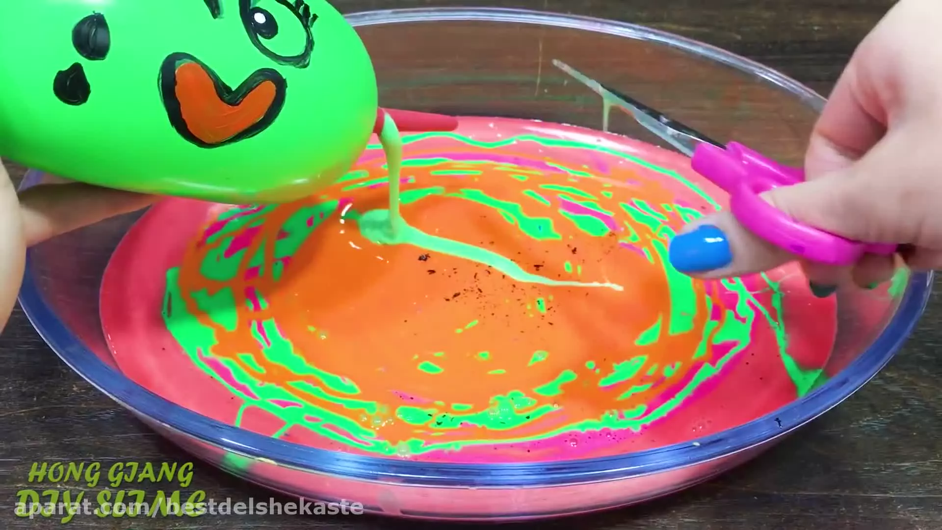 ساخت اسلایم خارق العاده/اسلایم/اسلایم بازی/کرانچی اسلایم بادکنک خنده دار