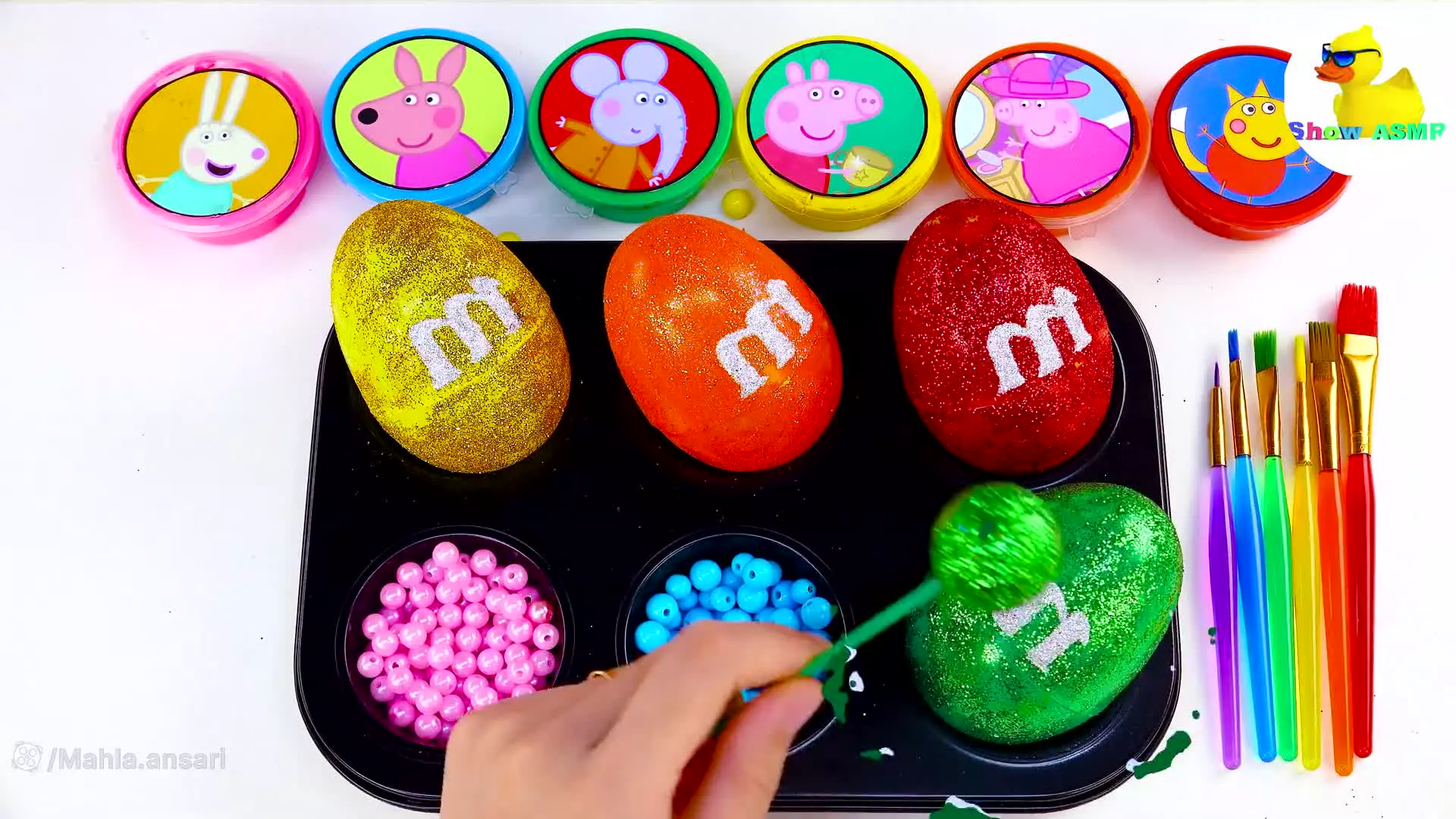 چالش اسلايم اسمر - ساخت اسباب بازی های خنده دار با اسلایم براق