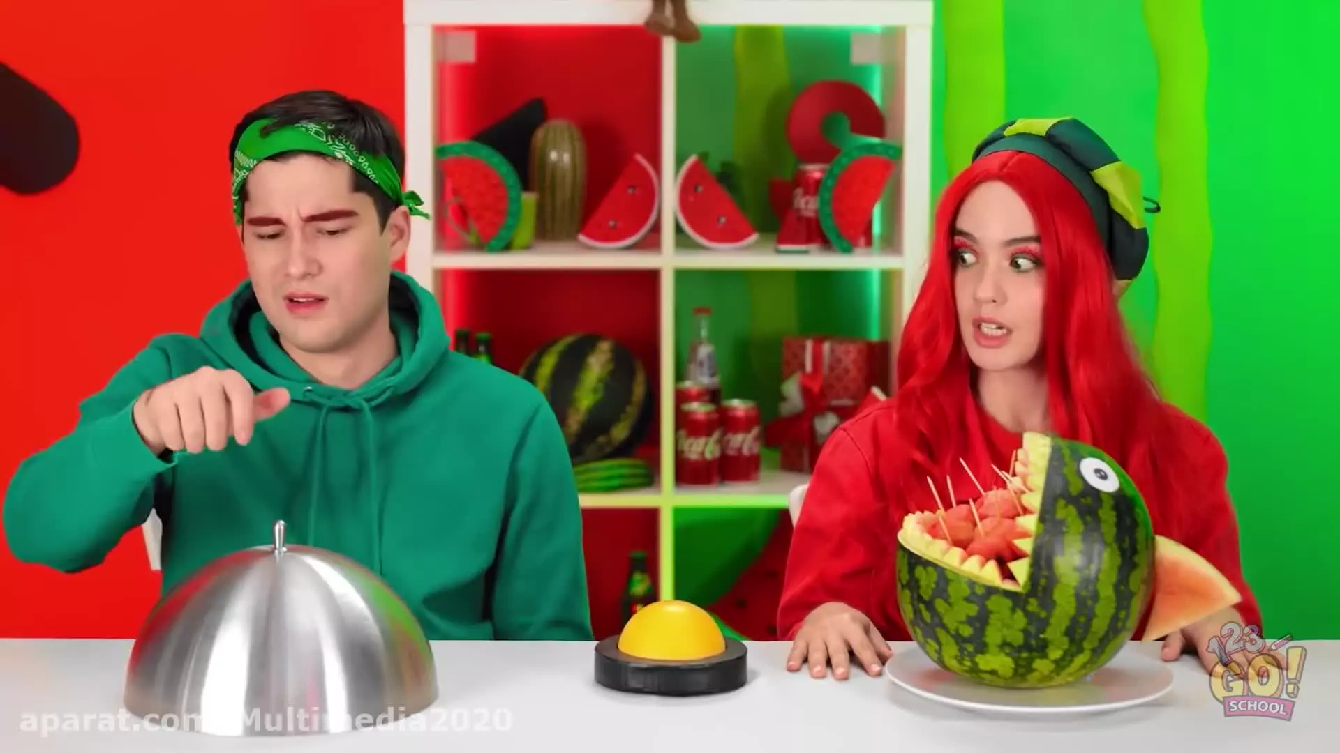 چالش های خنده دار Go 123 | چالش اسلایم هندوانه