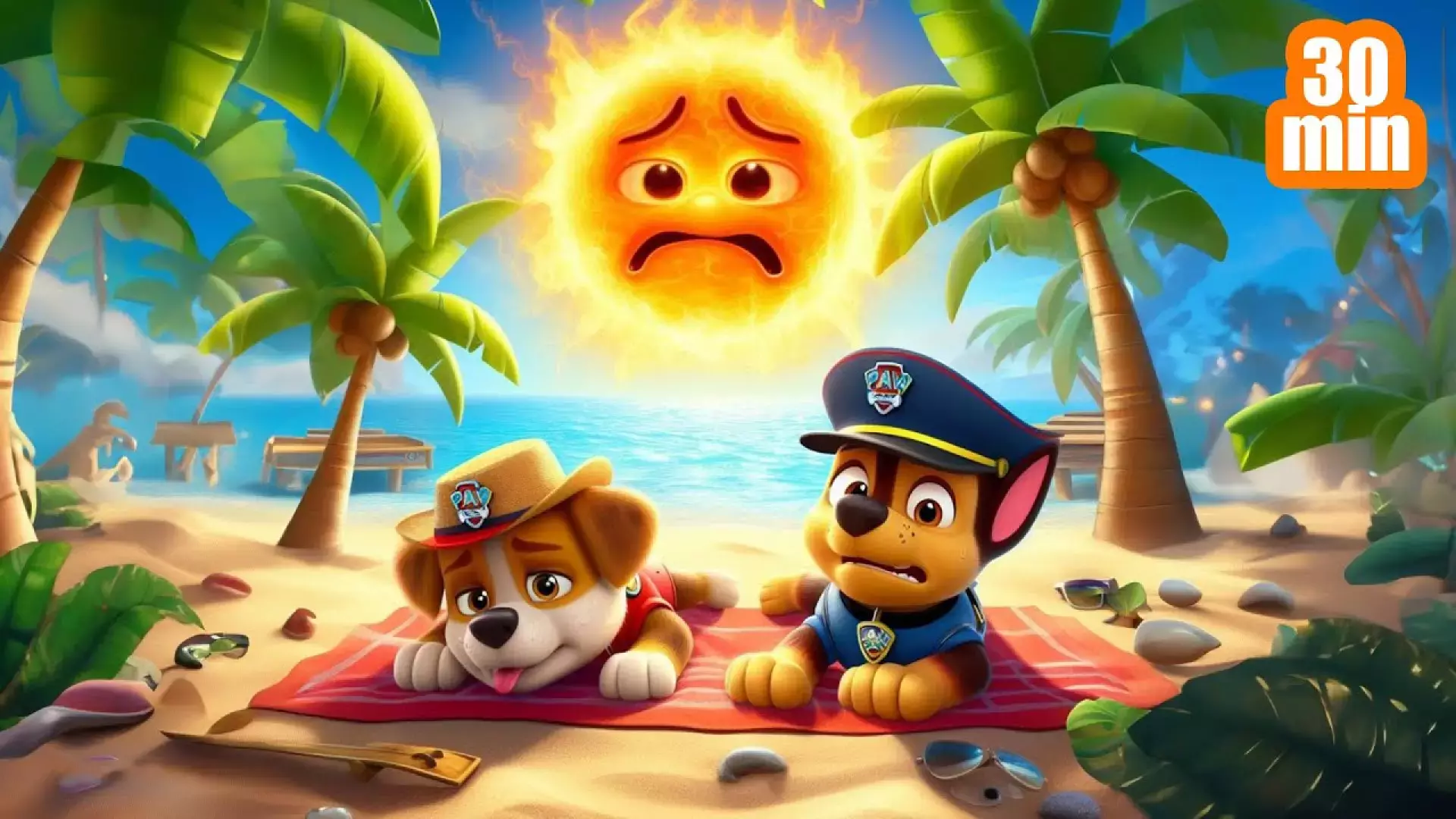 کارتون سگهای نگهبان | تعقیب و گریز توله‌سگ‌های قدرتمند نهایی