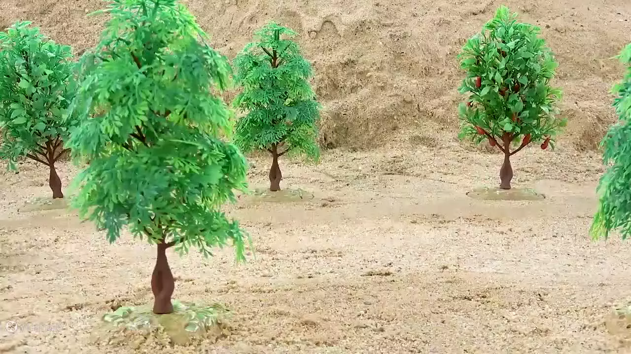 داستان اسباب بازی ها - ببر و ماشین اسباب بازی خنده دار - سرگرمی کودک