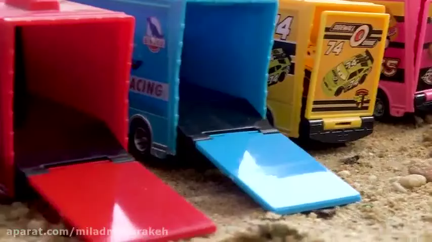 ماشین بازی کودکانه :: کامیون بازی خنده دار برای کودکان