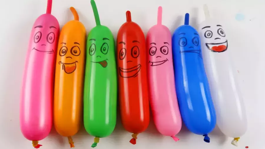 ساخت اسلایم رنگارنگ با بادکنک های خنده دار | ویدیوی رضایت بخش اسمر