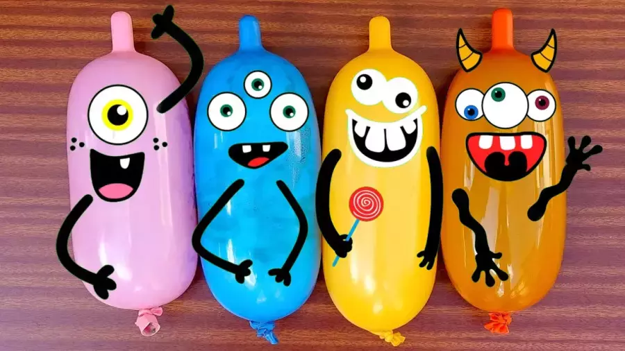 اسلایم خنده دار | اسلایم بادکنی | مخلوط کردن اسلایم