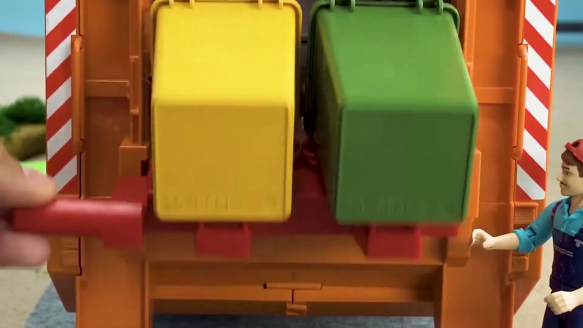 ماشین بازی کودکانه / ویدیوهای کامیون زباله شهری / اسباب بازی کودک