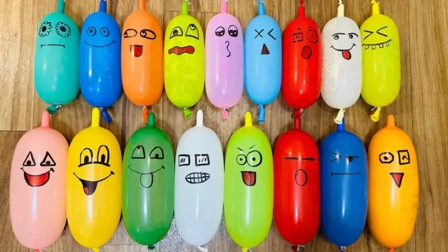 ساخت اسلایم با بالن های خنده دار :: اسلایم بازی :: سرگرمی کودکانه