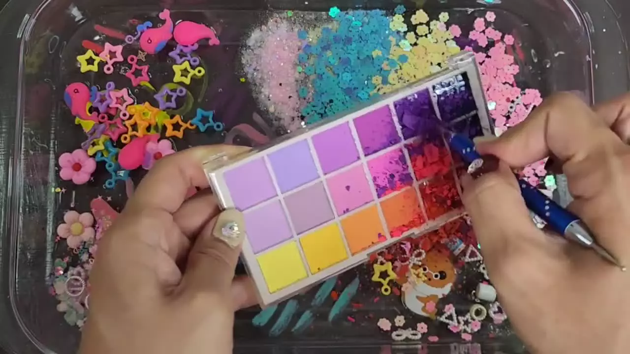 چالش خنده دار - اسلایم ترکیبی - اسلایم بازی.  تفریحی و سرگرمی