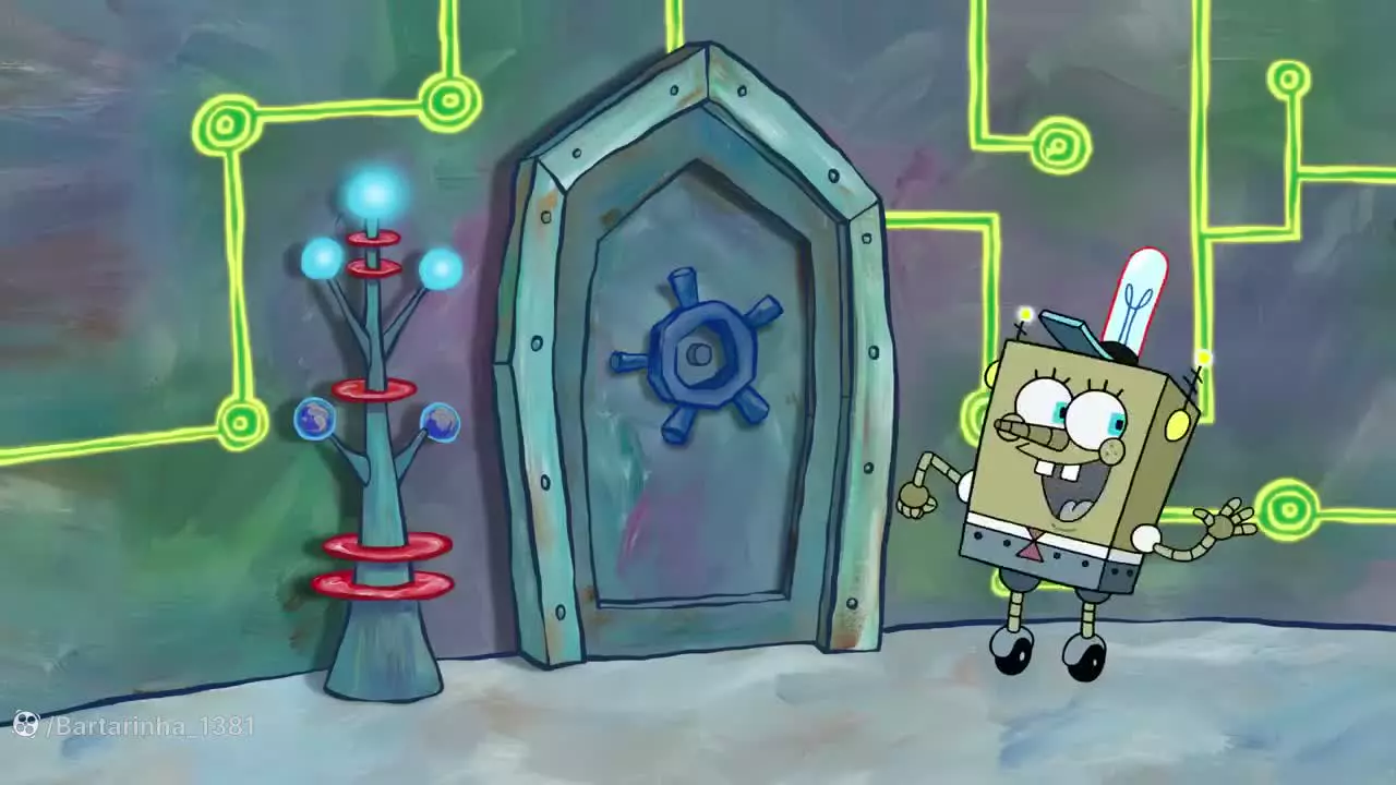 کارتون باب اسفنجی // باب اسفنجی خنده دار // باب اسفنجی رباتی