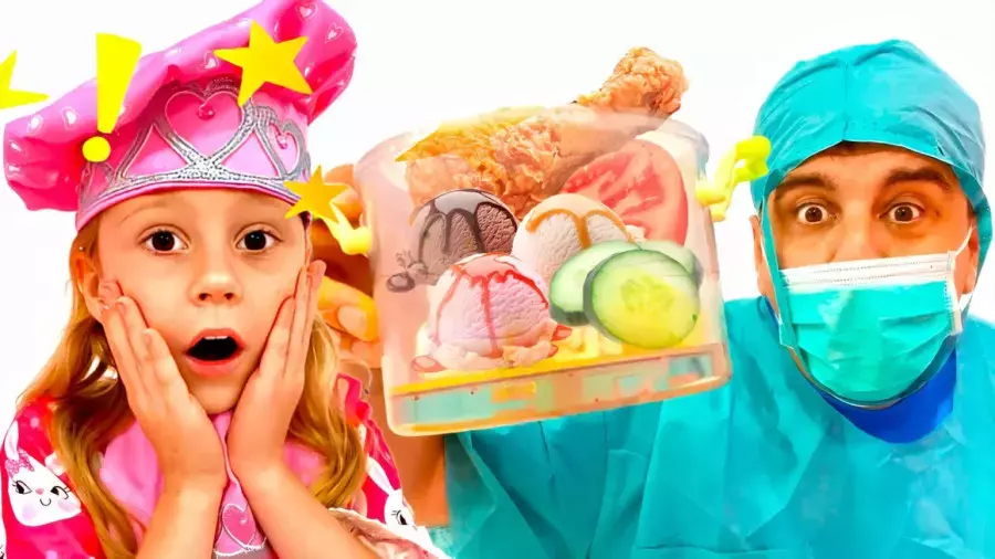 برنامه کودک ناستیا و بابایی جدید: ناستیا و چالش آشپزی خنده‌دار!