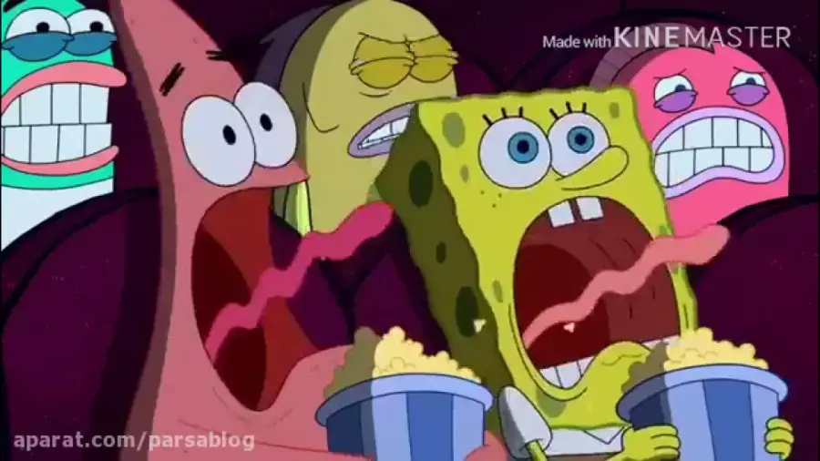 باب اسفنجی خنده دار ماهیگیر ترسناک دوبله فارسی