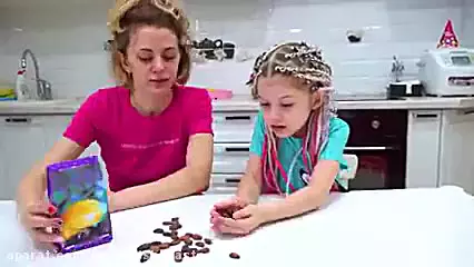 آموزش خوشمزه شکلات با ایوا و مامان | سرگرمی های کودکانه