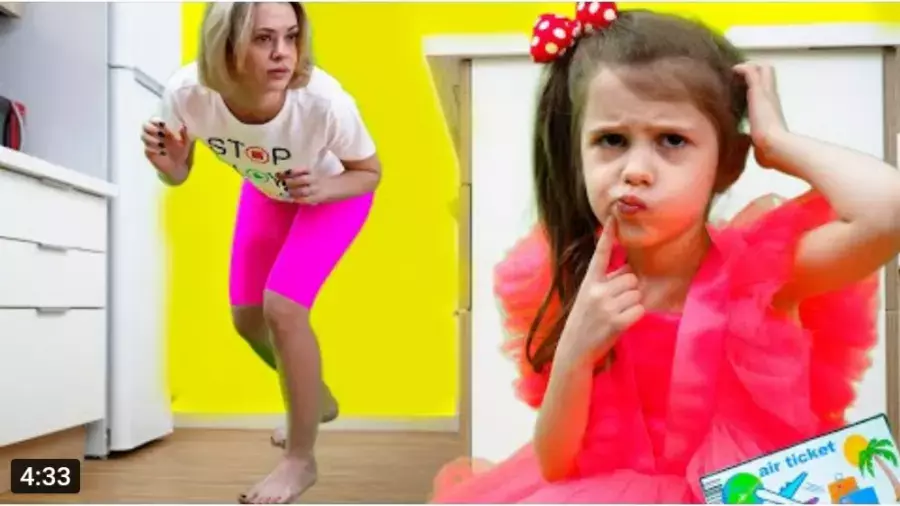 تفریح و یادگیری: ایوا و مامان در مشاغل مختلف