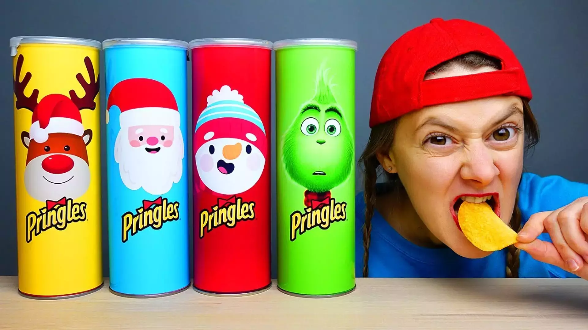 چالش خوراکی چیپس پرینگلز در کریسمس : چالش موکاچو