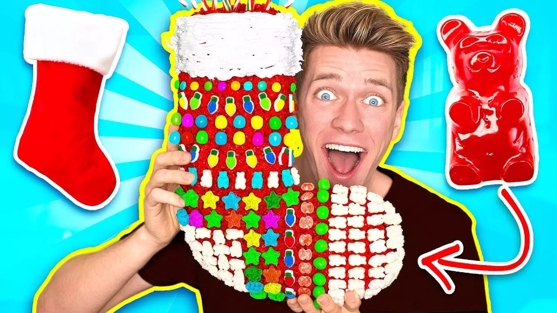 آموزش خلاقانه تهیه هدایای خوراکی کریسمس با لحظات خنده‌دار!