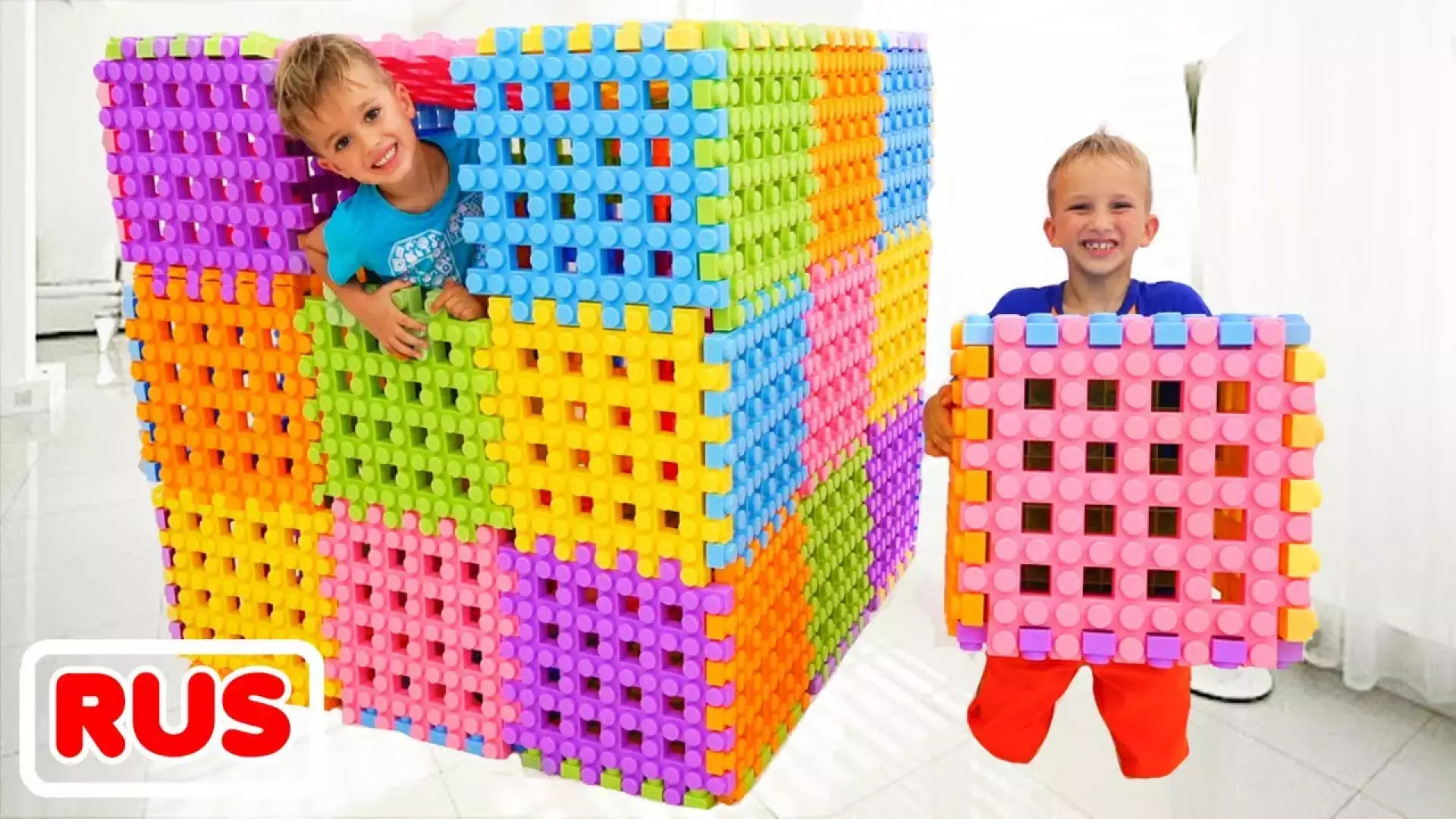 ولا و نیکی. کاوش در دنیای جادویی رنگ ها/چالش ورزشی خنده دار ولاد ونیکی