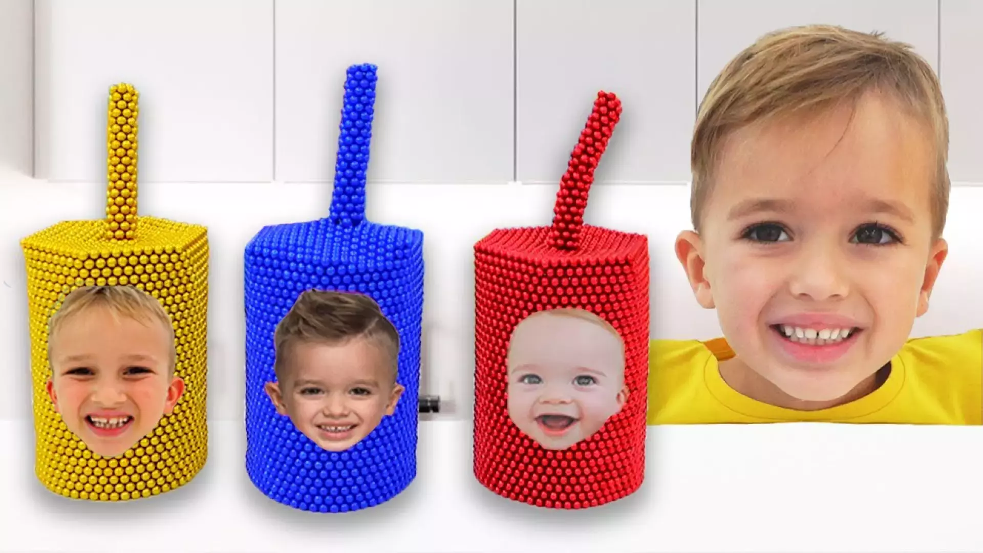 ولا و نیکی. کاوش در دنیای جادویی رنگ ها/چالش ورزشی خنده دار ولاد ونیکی