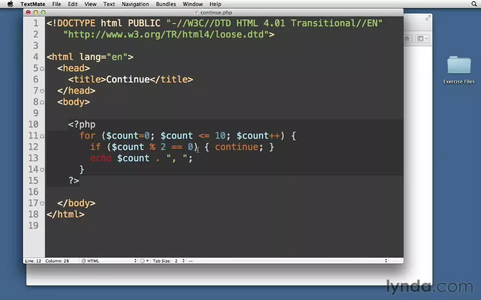 045 - دستور Continue