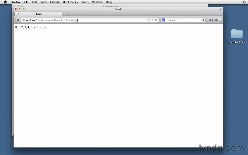 046 - دستور Break