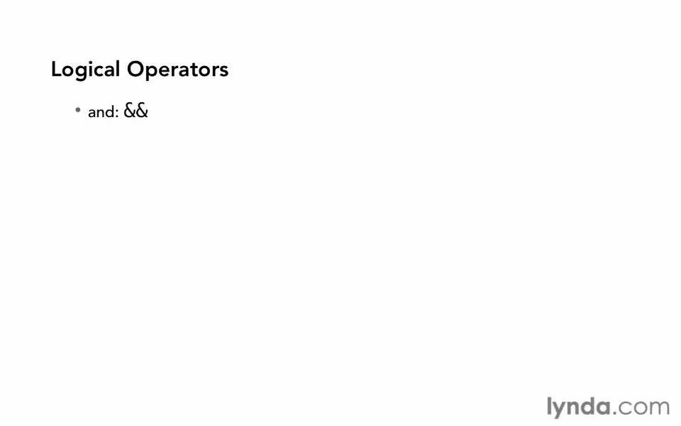 040 - عملگرهای منطقی