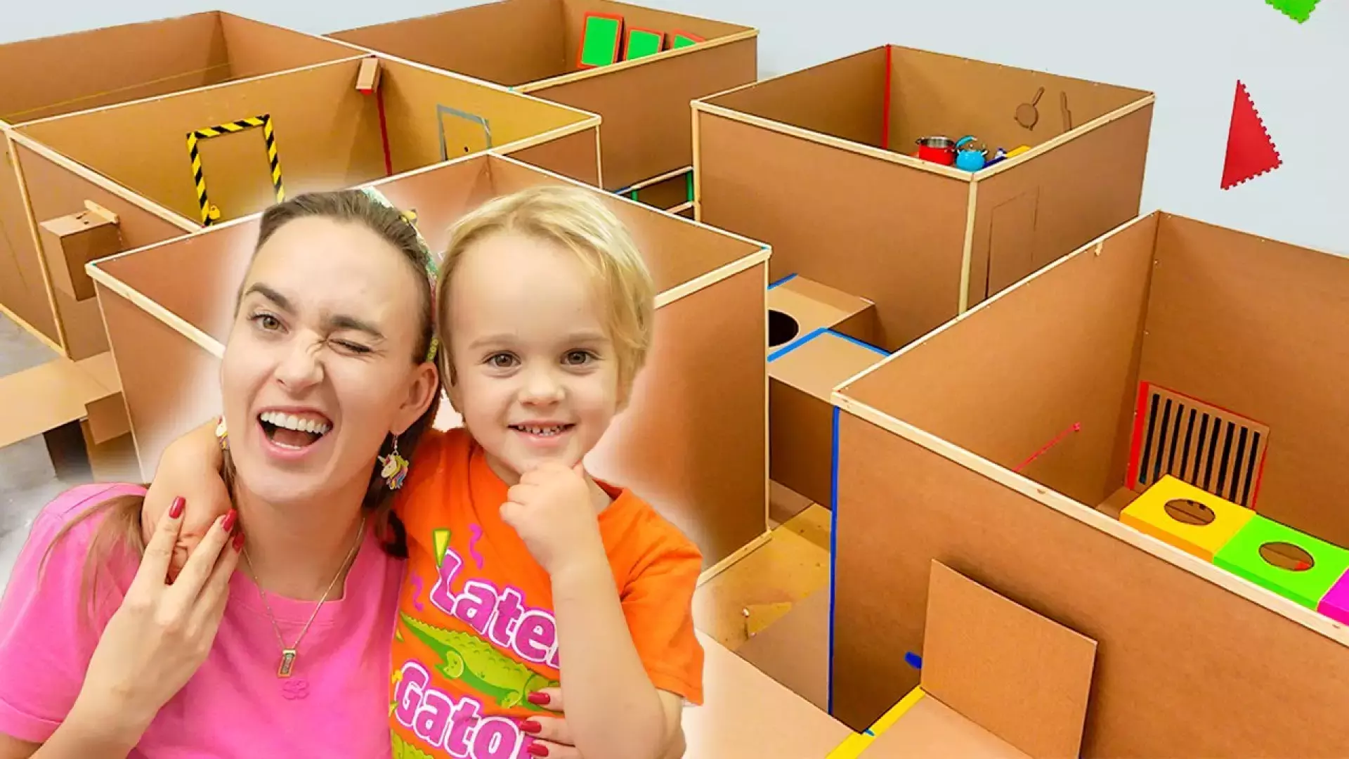 ولاد و نیکی جدید ، چالش خنده دار جعبه ها با کریس و مامان ، ولاد و نیکیتا