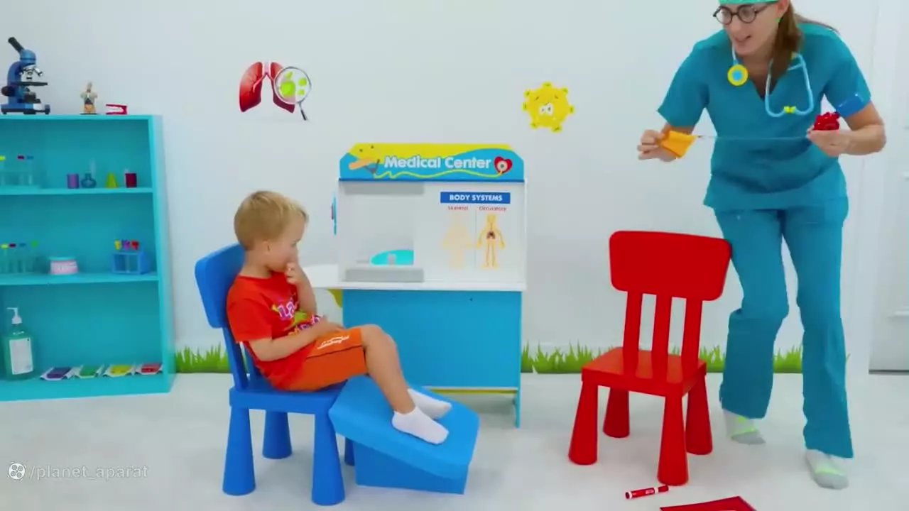 ولا و نیکی. کاوش در دنیای جادویی رنگ ها/چالش ورزشی خنده دار ولاد ونیکی