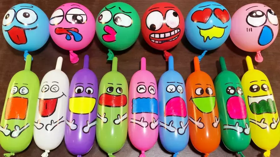 اسلایم رنگی شاد و بامزه - کلیپ خمیر رنگی - بازی کودکانه - اسلایم  رنگارنگ 1404