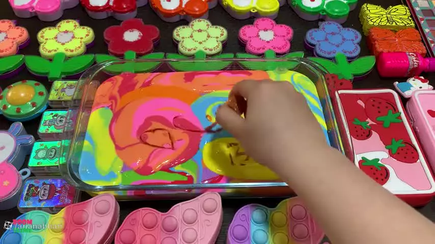 اسلایم رنگی جدید و بامزه / خمیر بازی و سرگرمی کودک و خردسالان 2025
