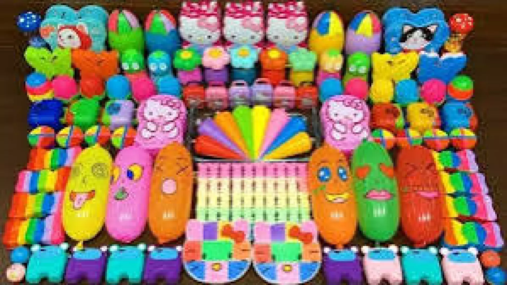 آموزش ساخت اسلایم ، اسلایم بازی کودکان ، ترکیب کردن اسلایم بامزه