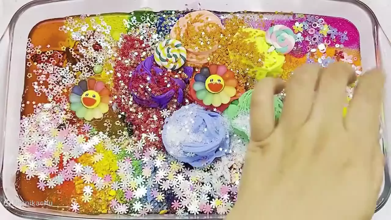 آموزش ساخت اسلایم با ترکیب وسایل کیوت و بامزه - اسلایم بازی - تفریحی