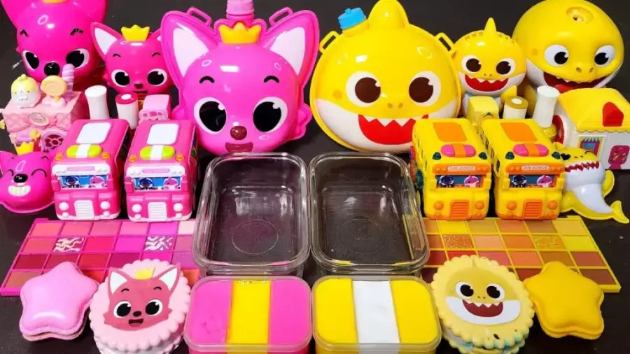 اسلایم کوسه رنگی - ترکیب اسلایم - بازی و سرگرمی - خمیر بازی بامزه 2024