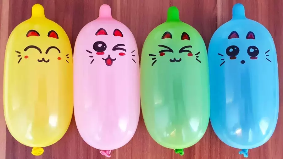 اسلایم های رنگی جدید - خمیر بازی - اسلایم رنگی بامزه - ترکیب خمیر رنگی 2024