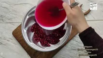 طرز تهیه دسر روکر انار یلدایی (ایده یلدا)