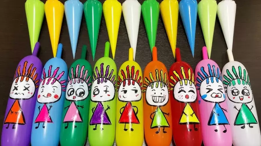 اسلایم رنگی و خمیر بازی کودکانه / سرگرمی بامزه 2025-2026