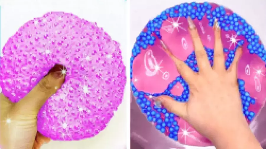 اسلایم بازی - اسلایم پفکی جذاب - اسلایم باحال و بامزه