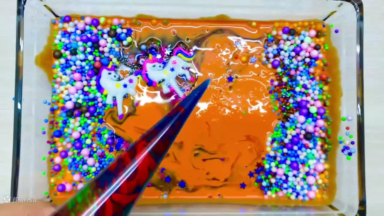 بامزه ترین اسلایم _ اسلایم رنگی جذاب _ اسلایم بازی کودکانه _ اسلایم