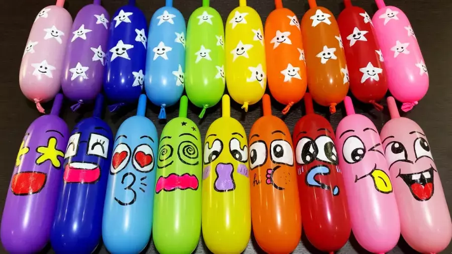 اسلایم رنگی بامزه - بازی کودکانه - خمیر بازی - اسلایم بازی 2024