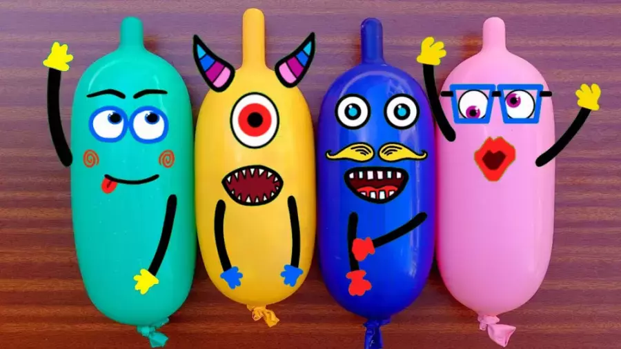 ساخت اسلایم و بادکنکهای بامزه