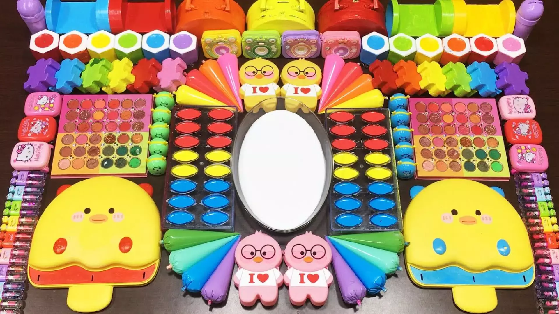 آموزش ساخت اسلایم ، اسلایم بازی کودکان ، ترکیب کردن اسلایم بامزه