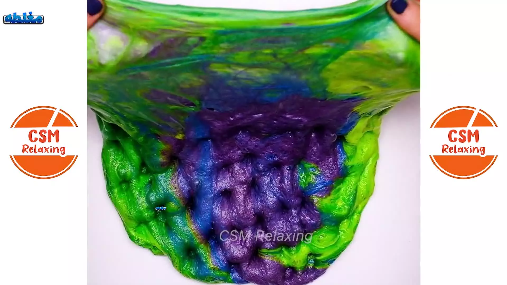 اموزش ساخت اسلایم ؛ اسلایم بازی جدید ؛ مخلوط کردن اسلایم شفاف ؛ اسلایم بامزه