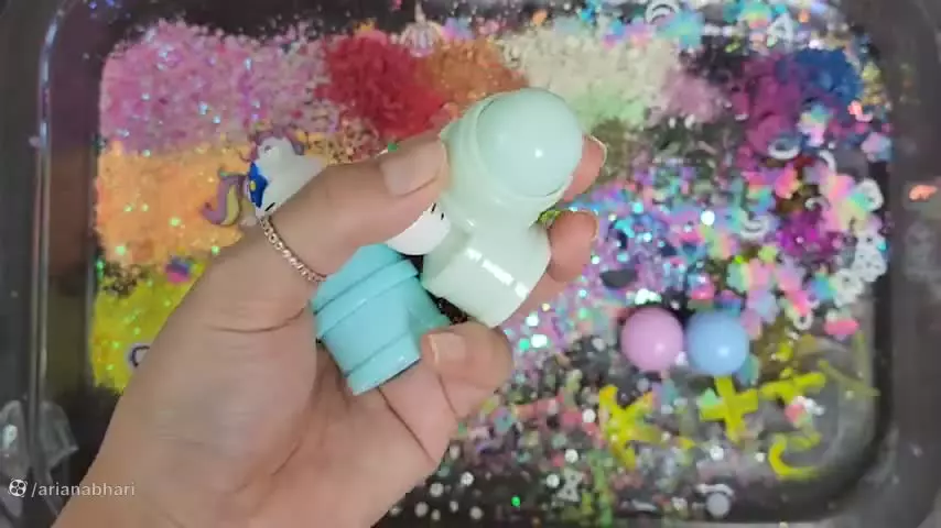 اسلایم رنگی و خمیر بازی کودکانه / ترکیب اسلایم رنگی بامزه 2025