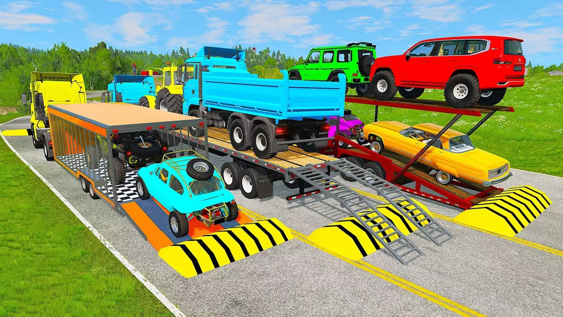 ماشین بازی کودکانه - اسباب بازی ماشین ها ، اسباب بازی لوگو. کارتون جدید